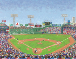 Fenway Park Day Ornament and Notecard